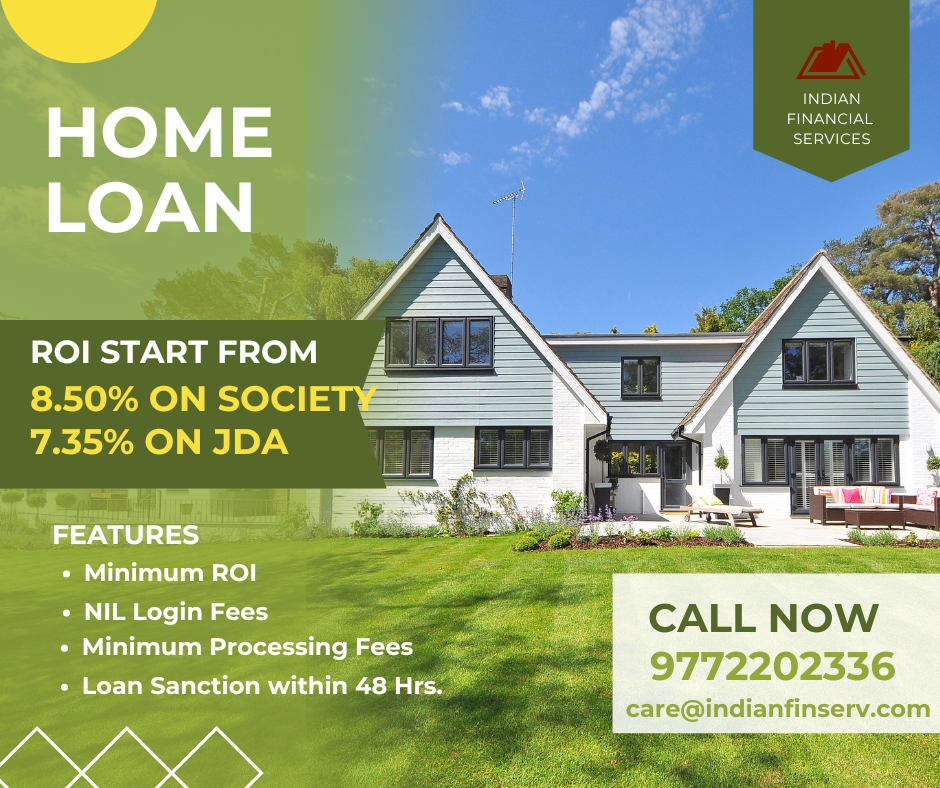 Home Loan on JDA and Society Property